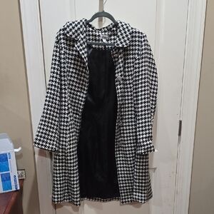 Lilly Pulitzer Black and White Houndstooth Jacket